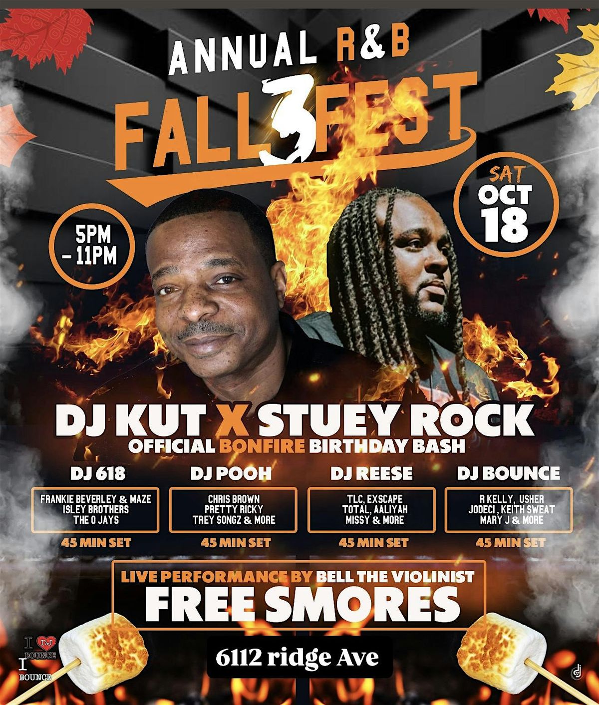 FALL FEST 3 ANNNUAL R&B BONFIRE