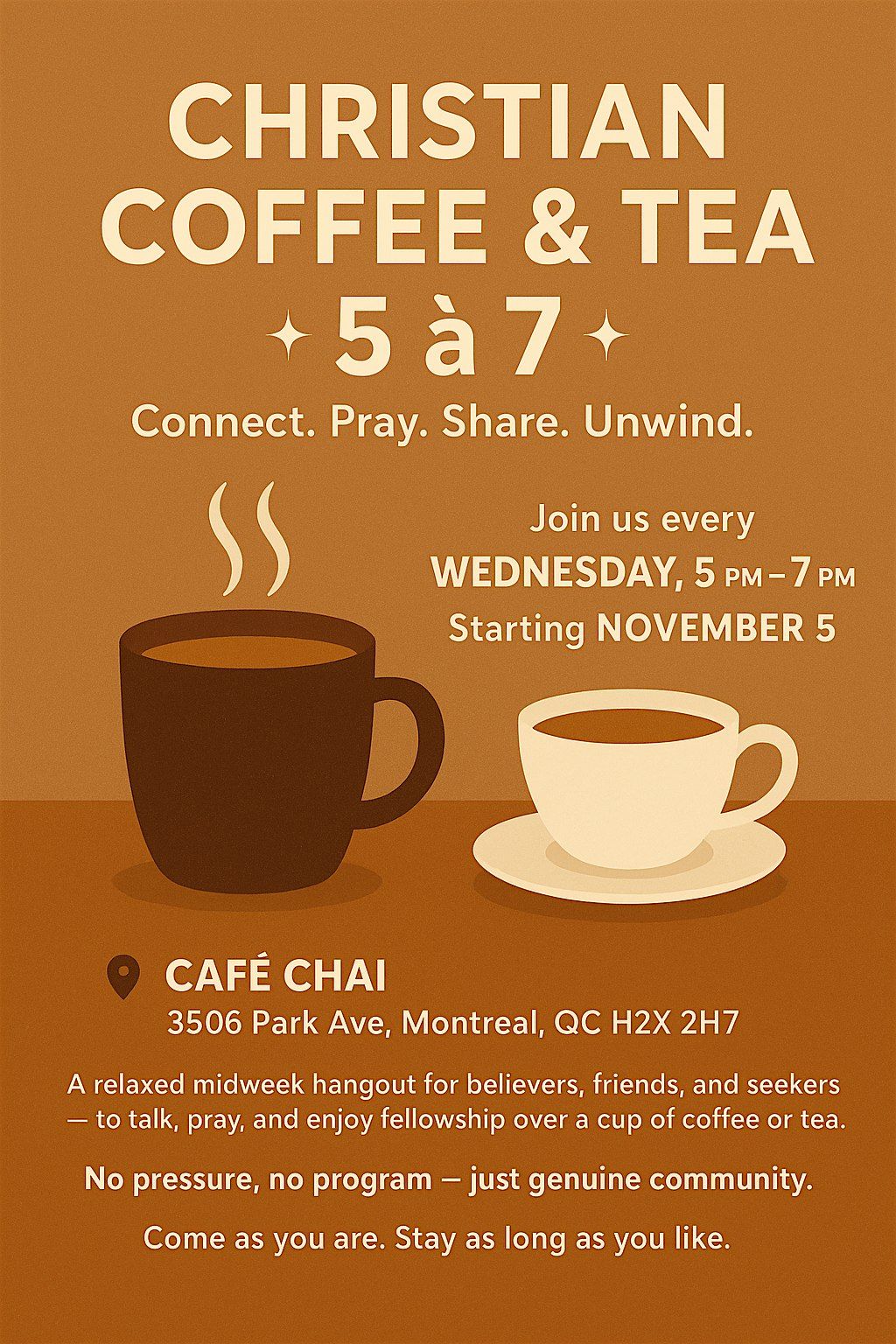 Christian Coffee and Tea 5 \u00e0 7