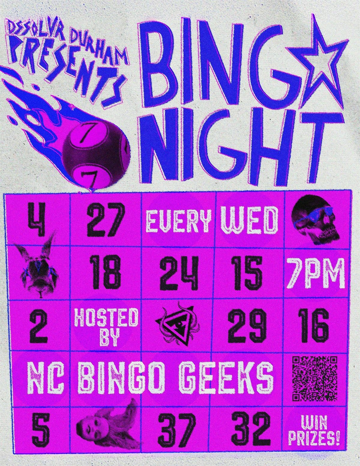 DSSOVLR Durham Bingo Night!