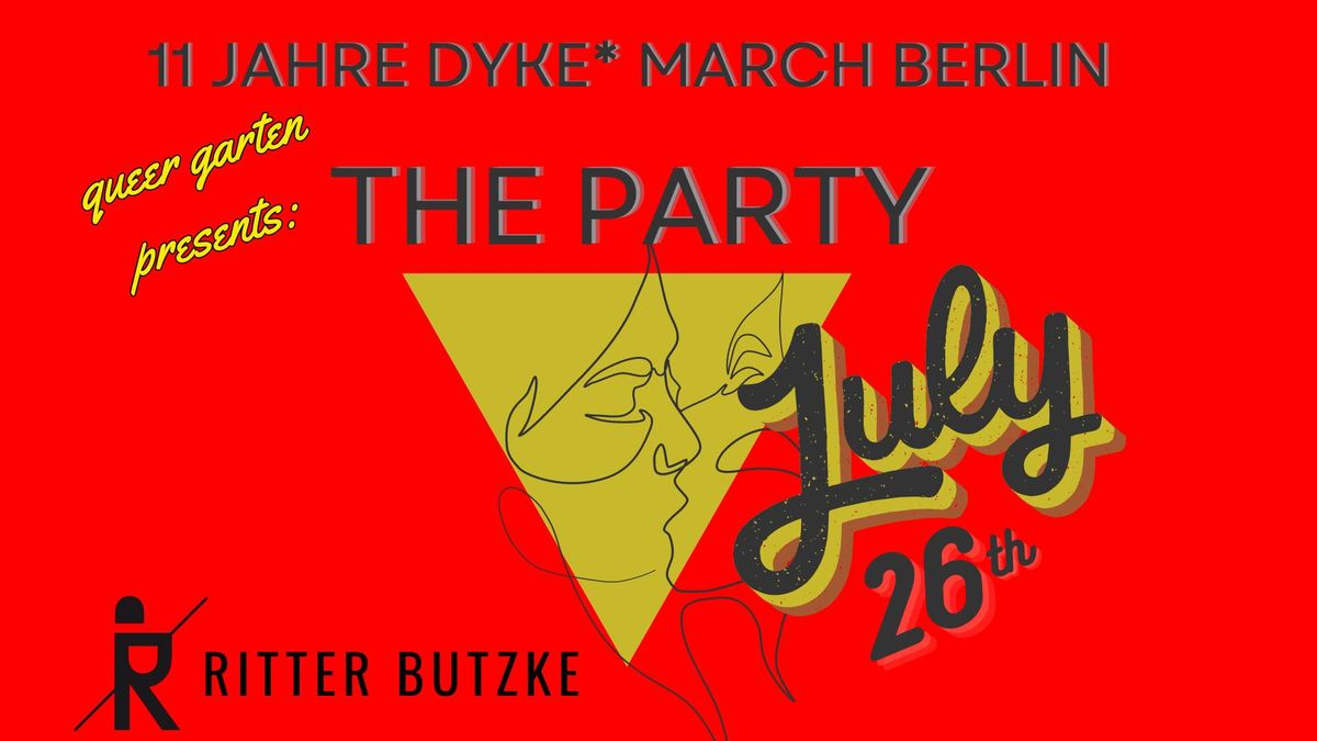 DYKE* MARCH BERLIN - AFTER PARTY 