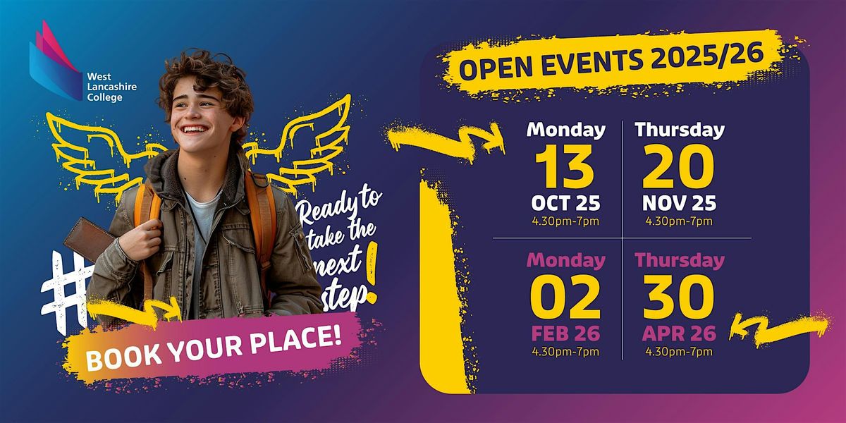 Open Events 2025-26