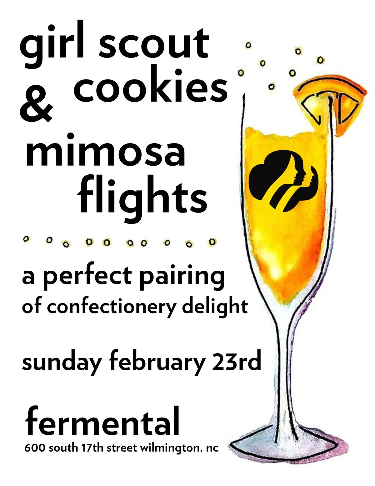 Girl Scout Cookies + Mimosa Flights: Fermental