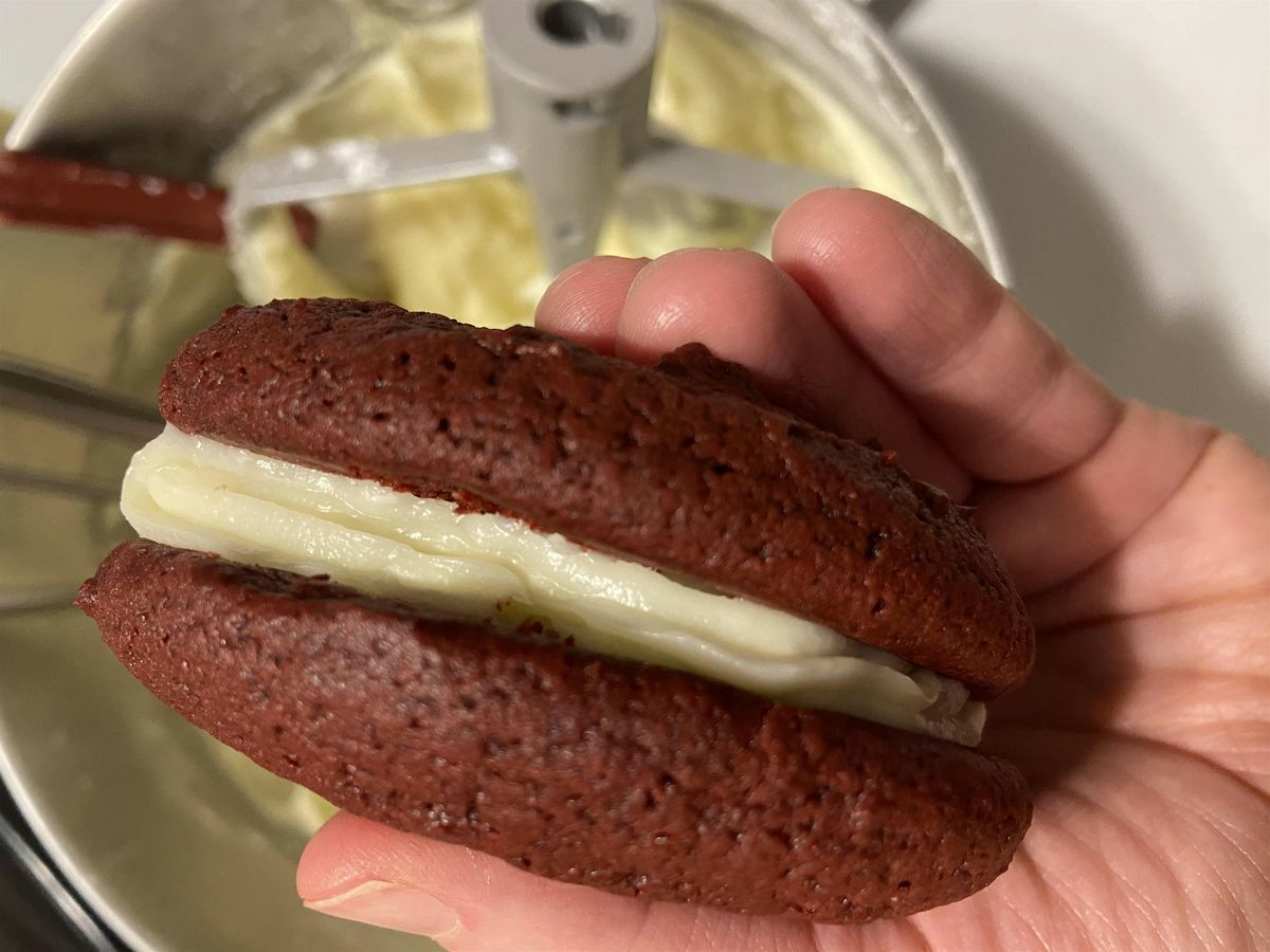 Annie's Signature Sweets RED VELVET Whoopie Pies  baking class!