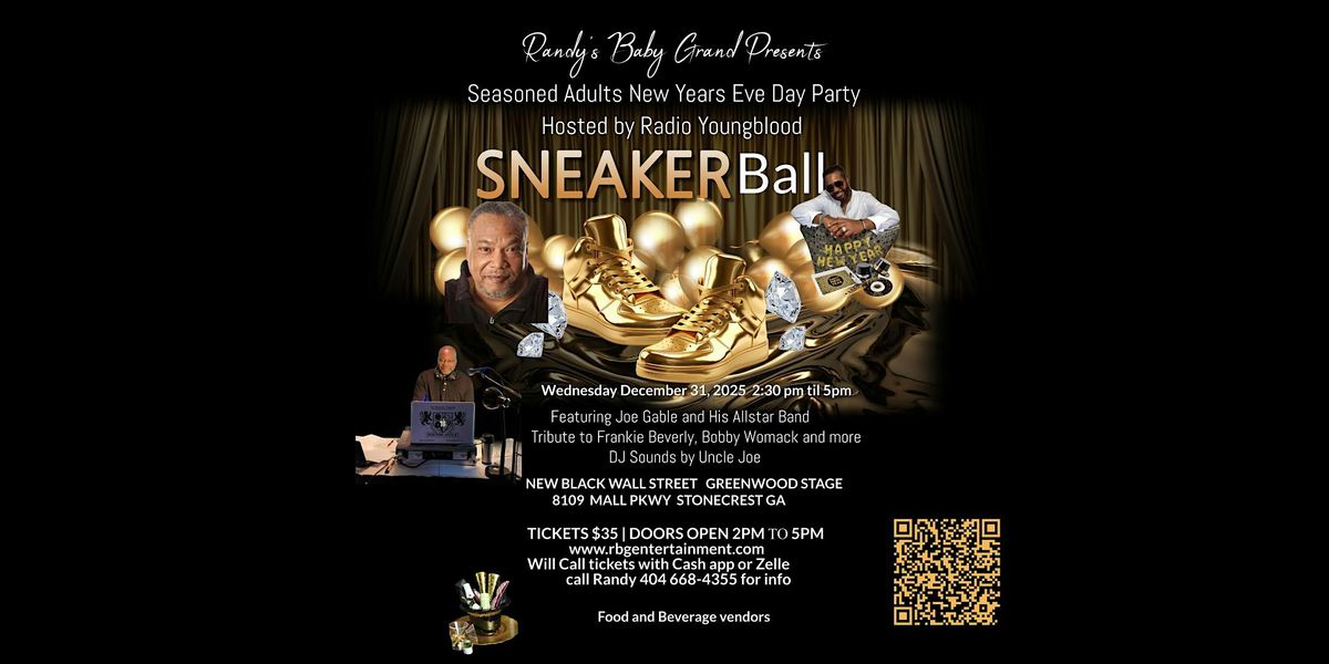 New Years Eve Seniors Sneaker Ball Daytime Live show and DJ