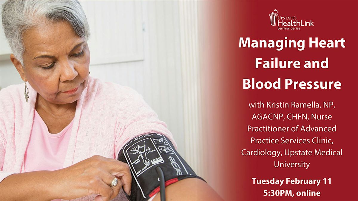 Managing Heart Failure and Blood Pressure HealthLink Seminar