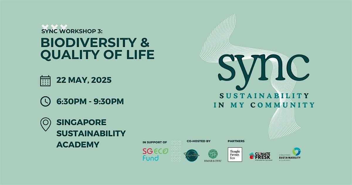 Sustainability workshop: Biodiversity Conservation & Quality of Life