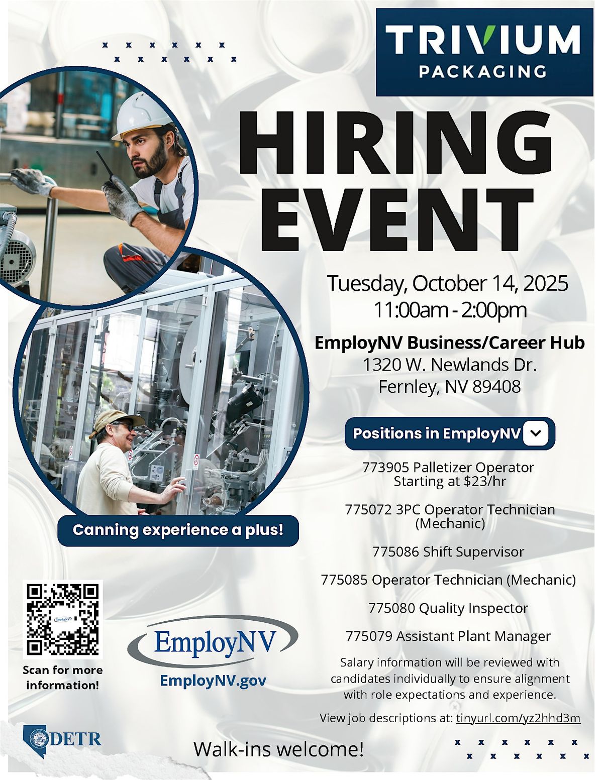Trivium Packaging Hiring Event