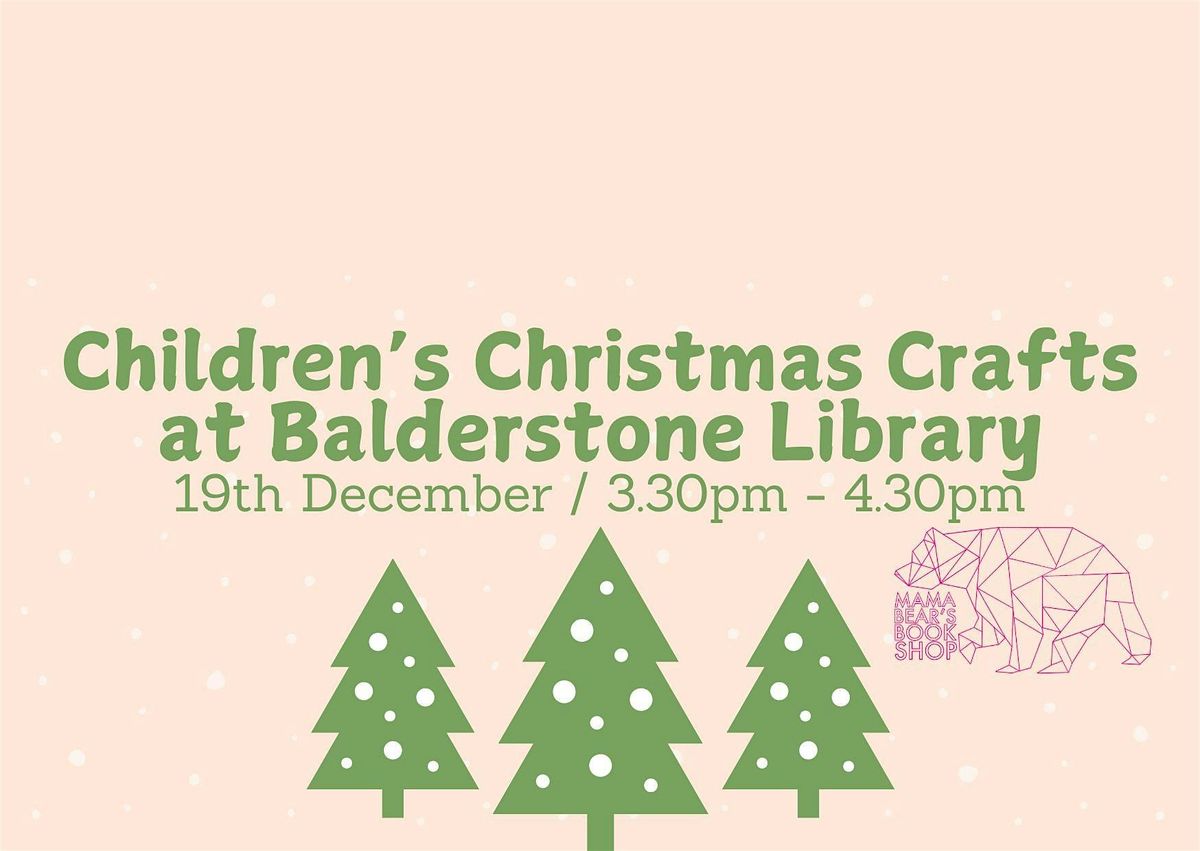 Christmas Crafts at Balderstone Library