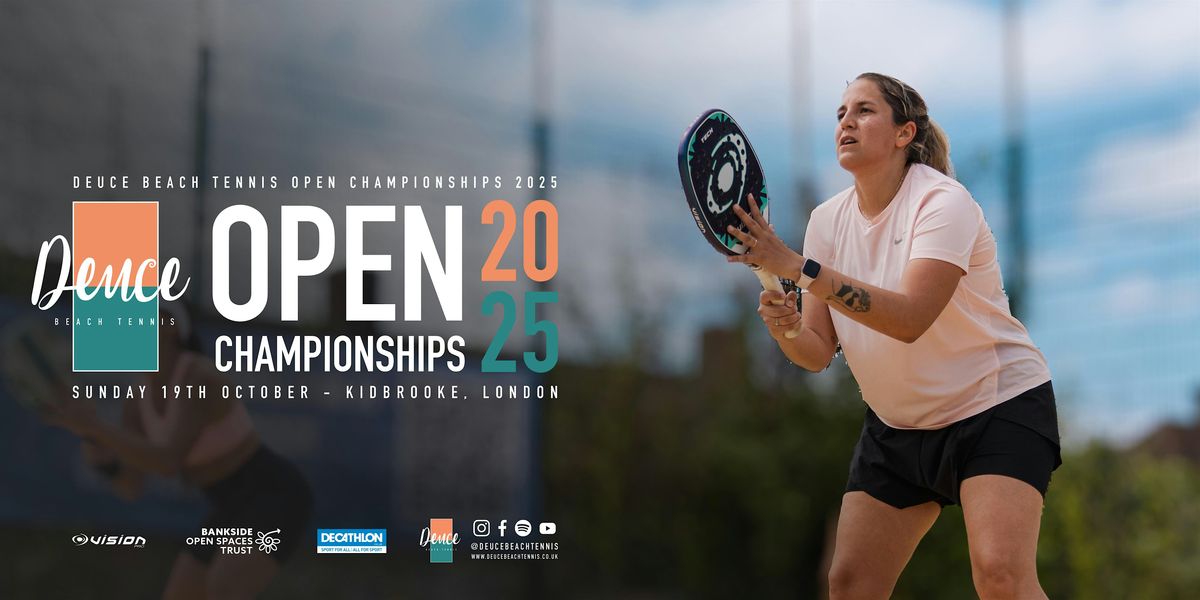 Deuce Beach Tennis OPEN CHAMPIONSHIPS 2025
