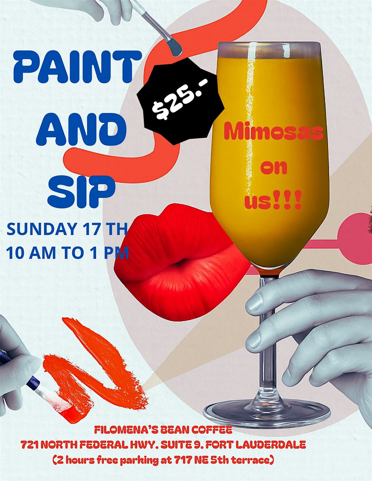 PAINT AND MIMOSAS
