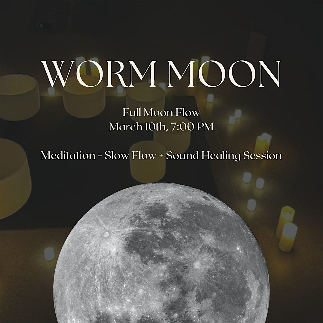 Full Moon Yoga Flow: Embrace the Worm Moon & Lunar Eclipse