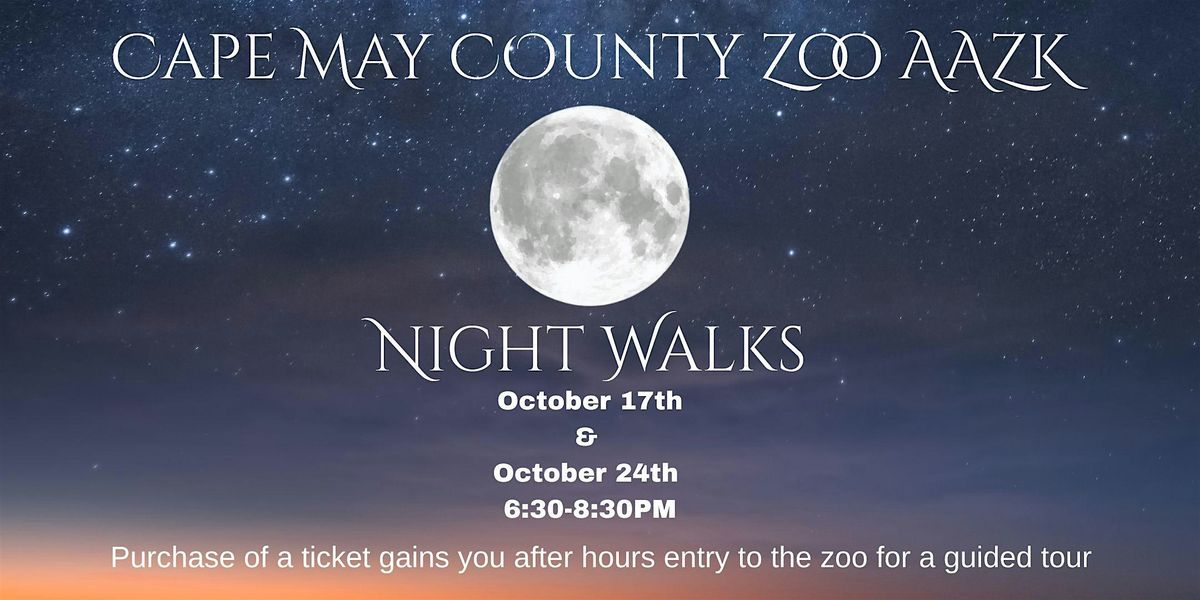Night Walk at the Zoo 2025: Friday 10\/24
