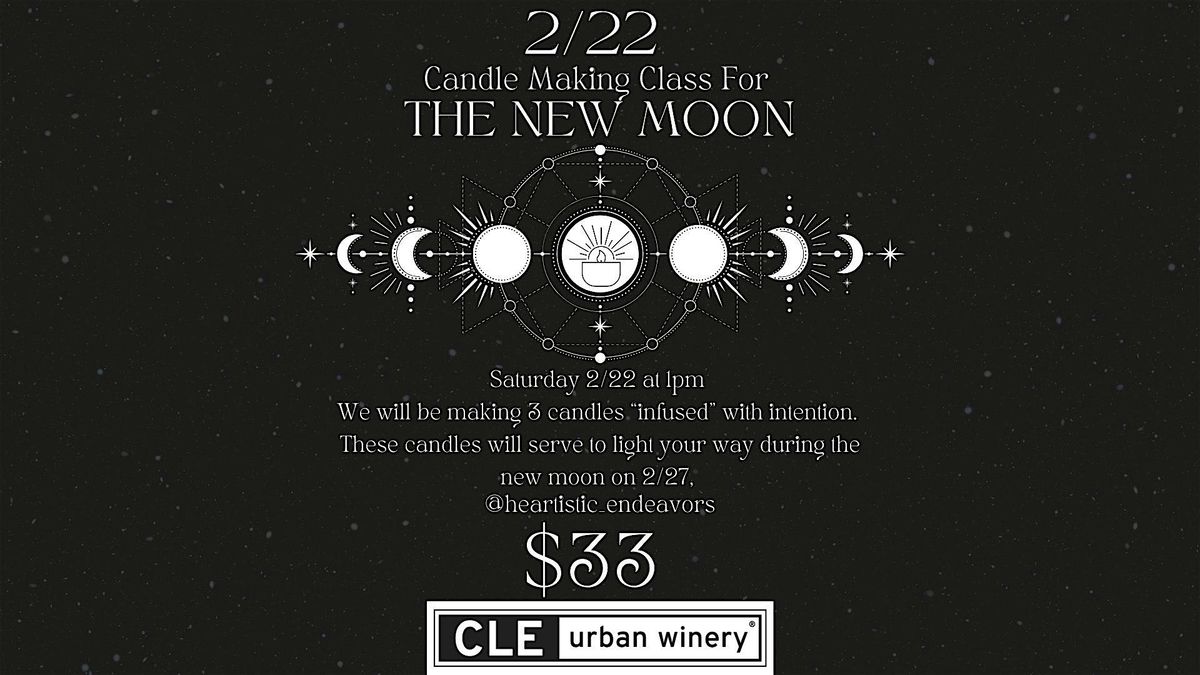 2\/22 New Moon Prep Candle Making Class