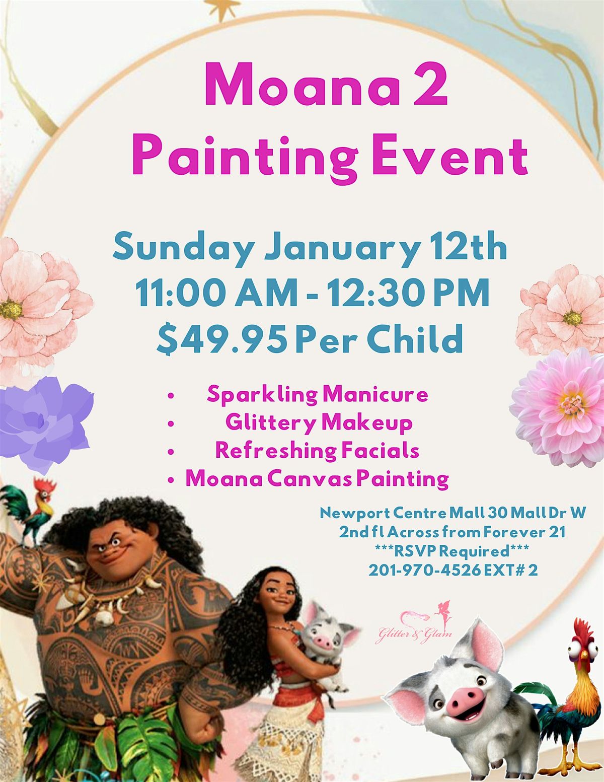 Moana Painting Event