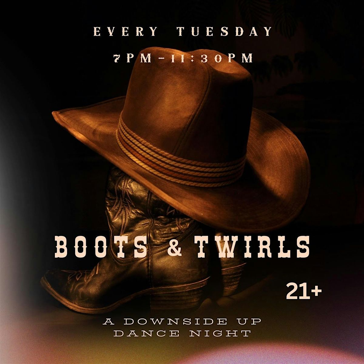 Boots & Twirls: A Downside Up Dance Night