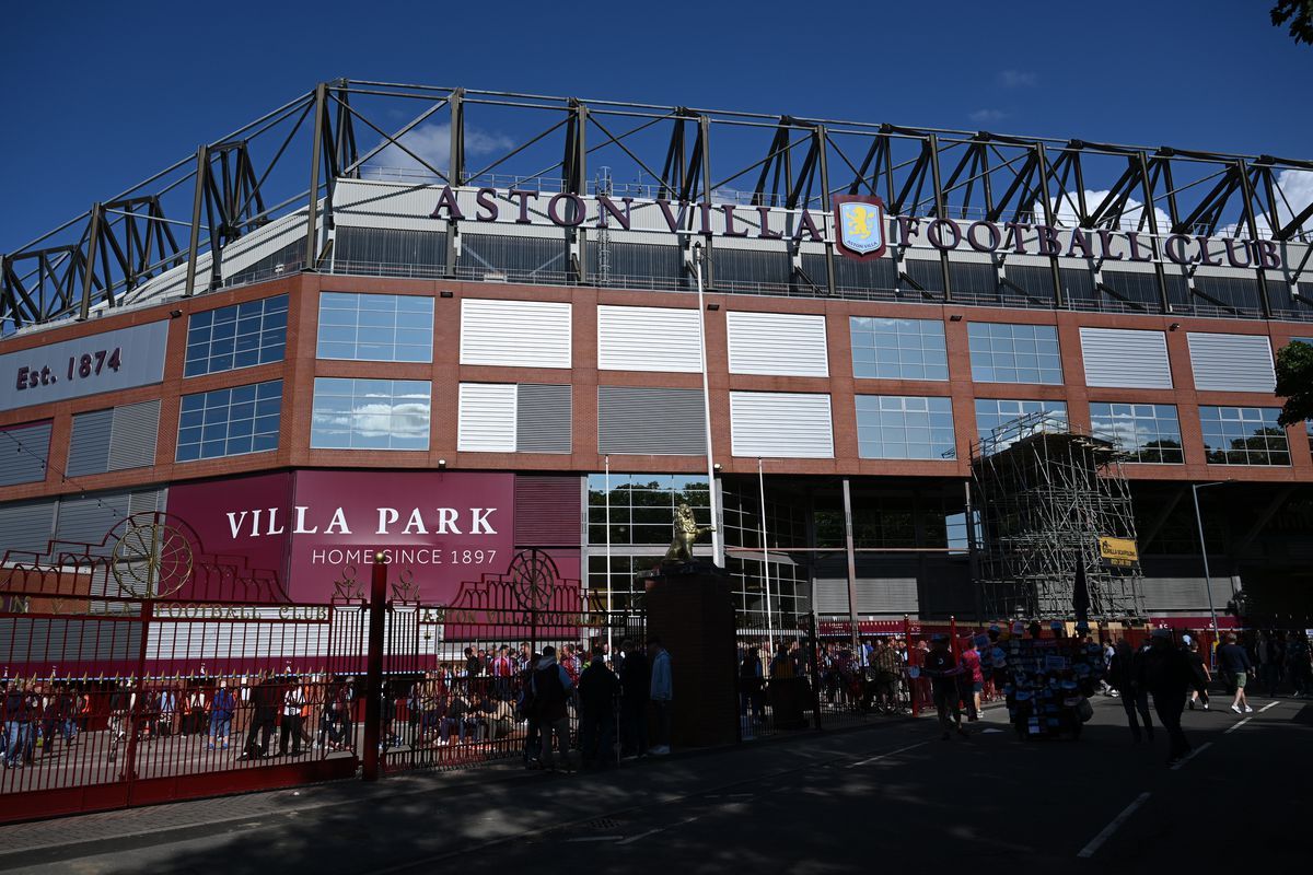 Manchester United FC vs Aston Villa FC at Old Trafford Football Ground