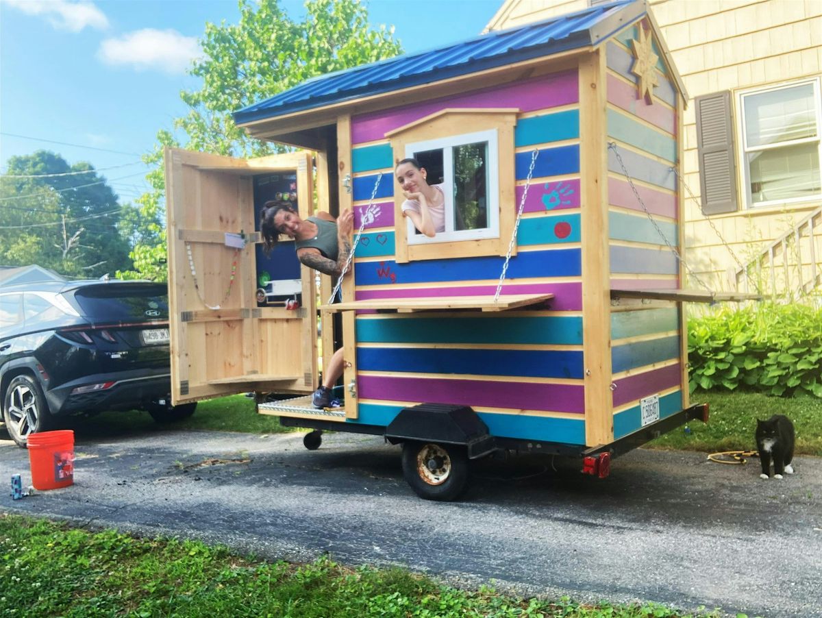 Mama Mia Making - Trailer Ribbon Cutting!