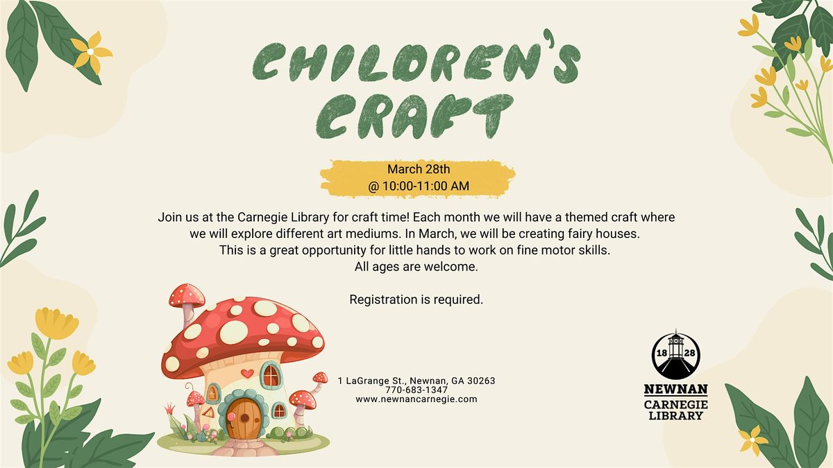 Children's Craft: Fairy Houses