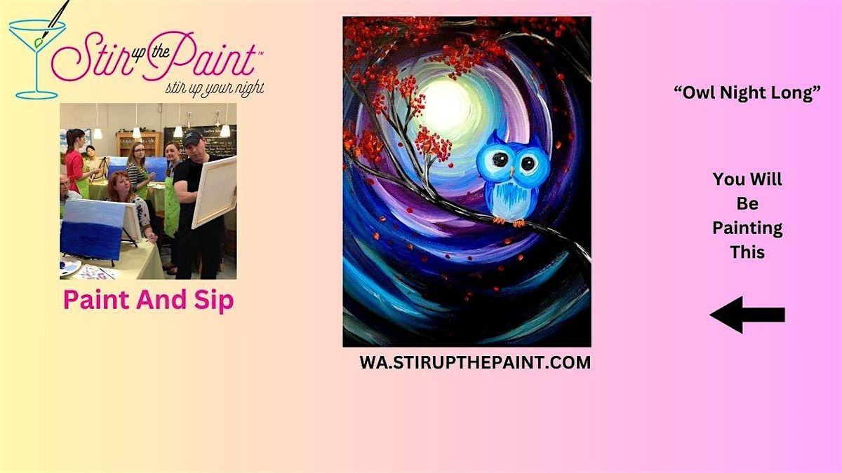 Seattle Paint and Sip, Paint Party, Paint Night With Stir Up The Paint