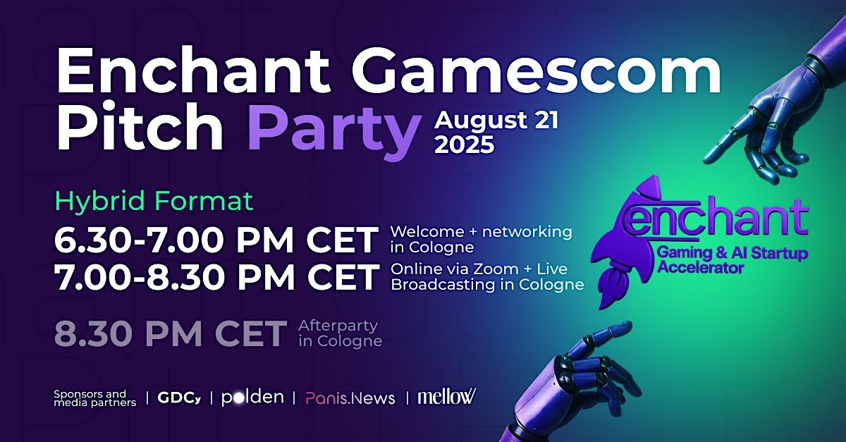 Enchant Gamescom Pitch Party