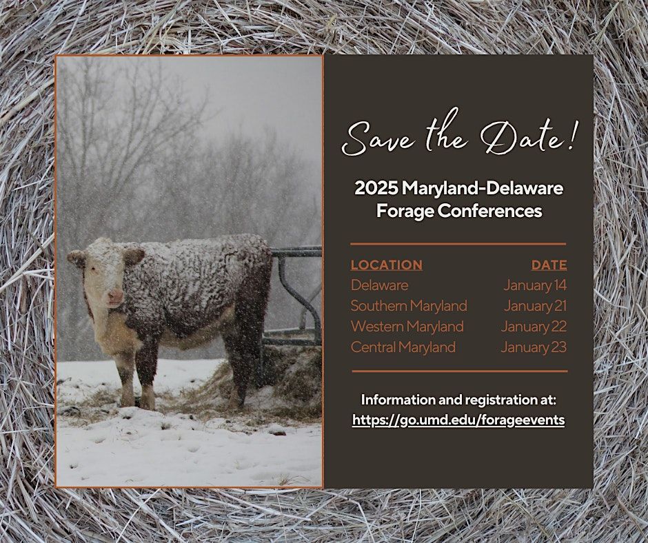 2025 Southern Maryland Forage Conference