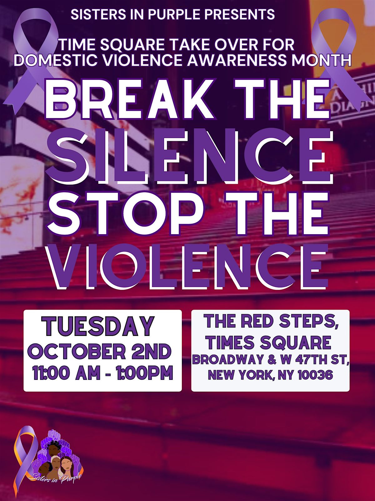 Domestic Violence Awareness Month Time Square Take Over