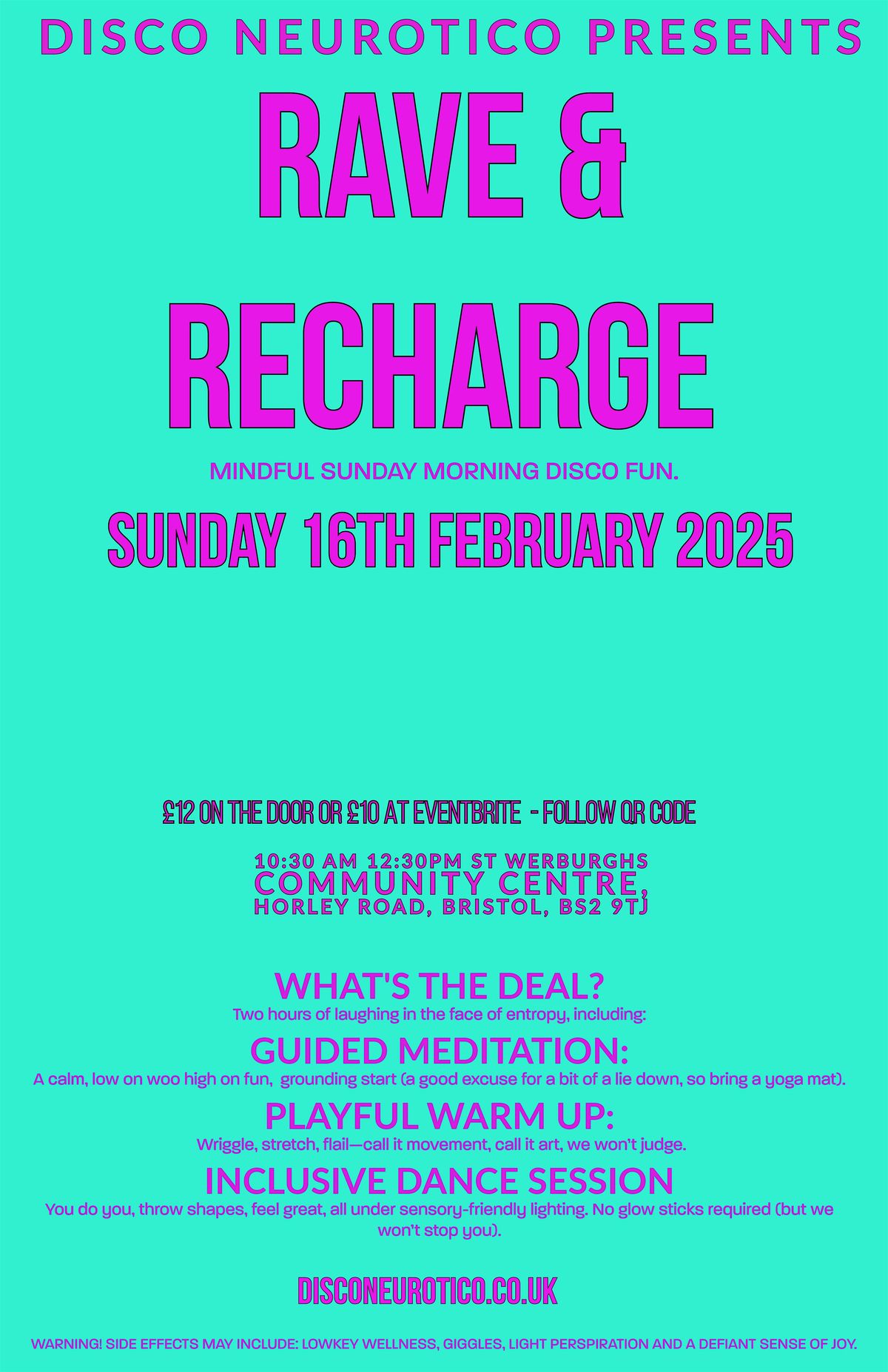 Disco Neurotico presents Rave & Recharge