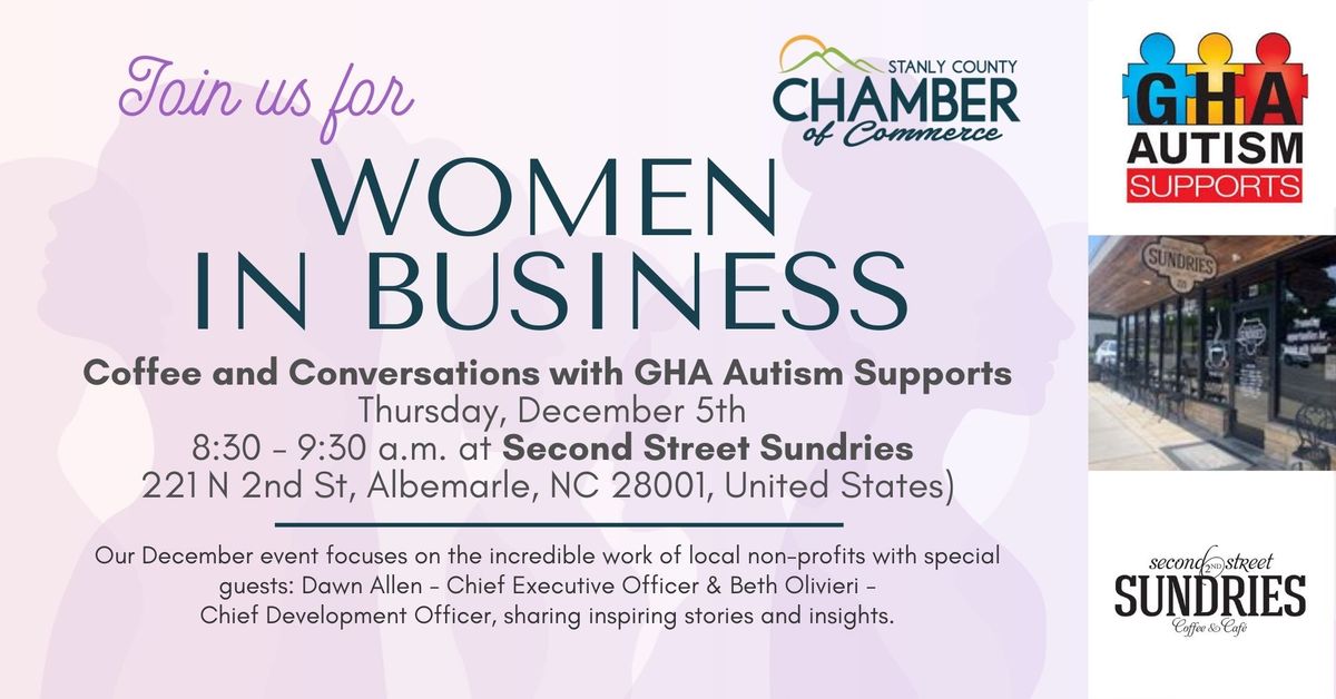 Coffee and Conversations with GHA Autism