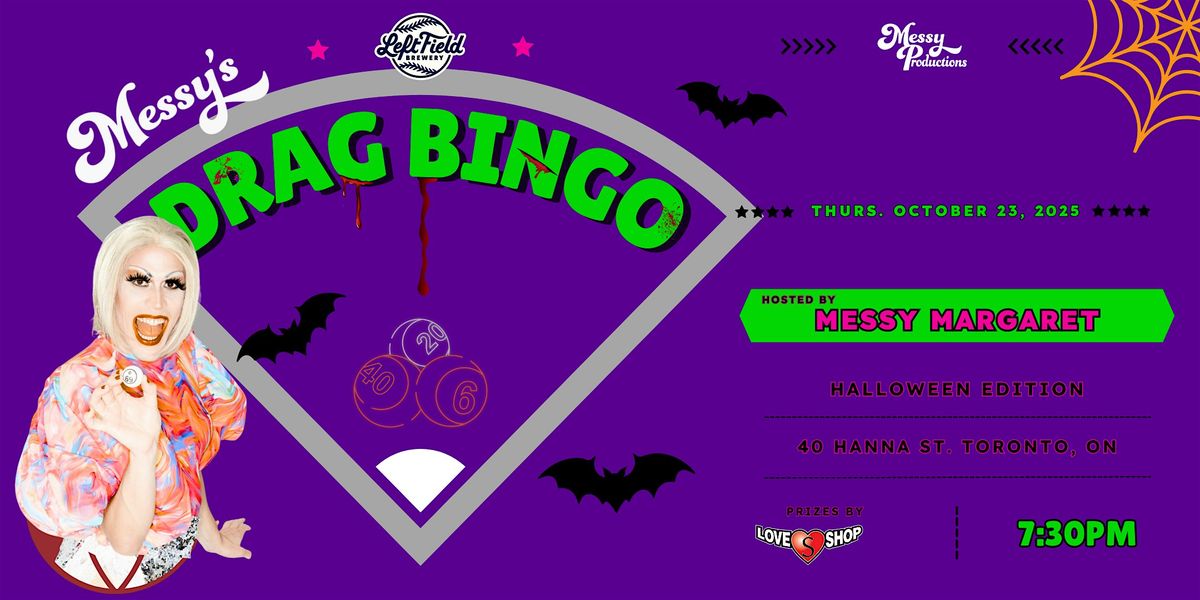 Messy's Drag Bingo @Left Field Brewery