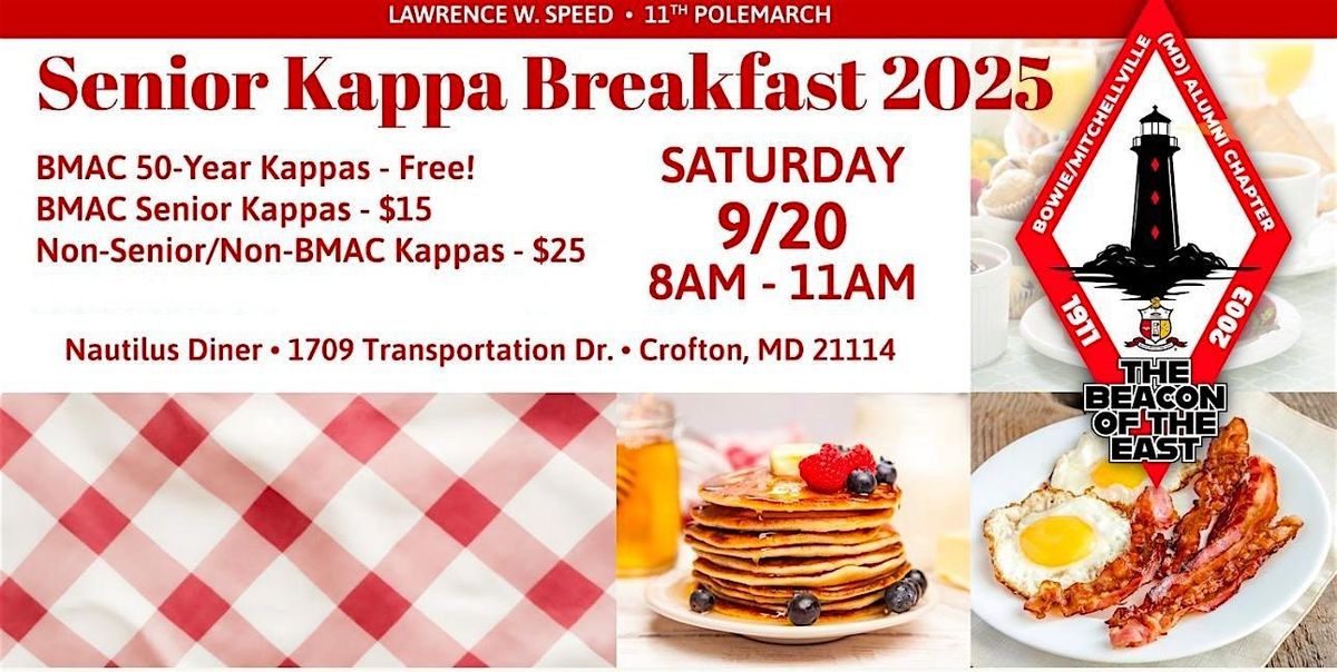 Senior Kappa BreakFast 2025