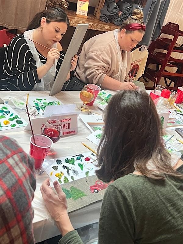 Christmas Paint and Sip at Diskin Cider Nashville