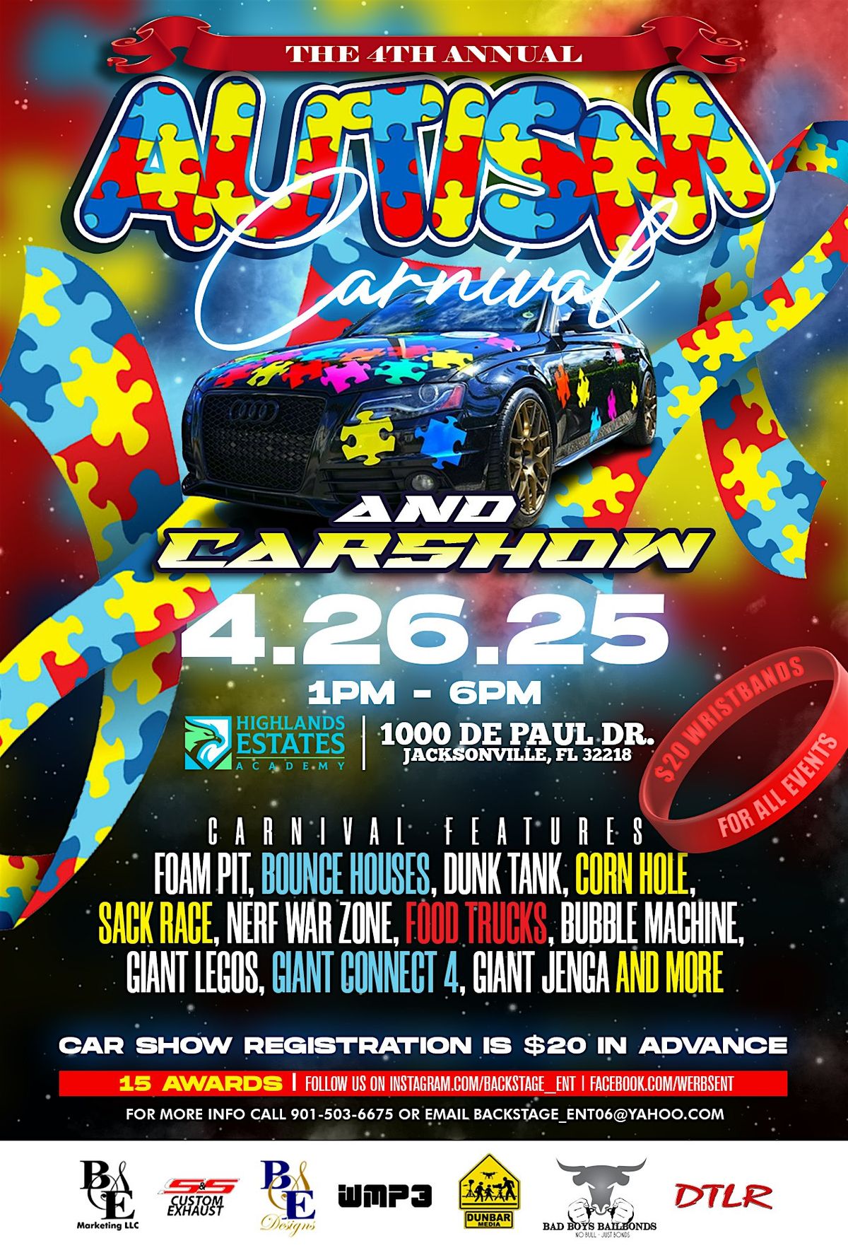 4RD ANNUAL AUTISM CARNIVAL AND CAR SHOW