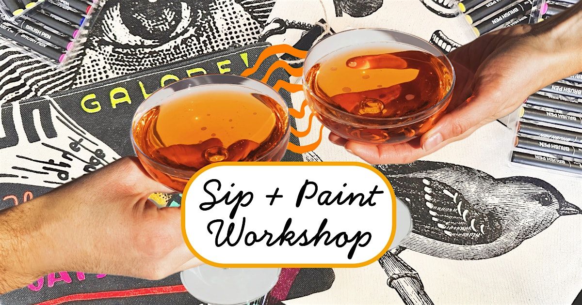 Sip & Paint Workshop - Cotton Bags Edition