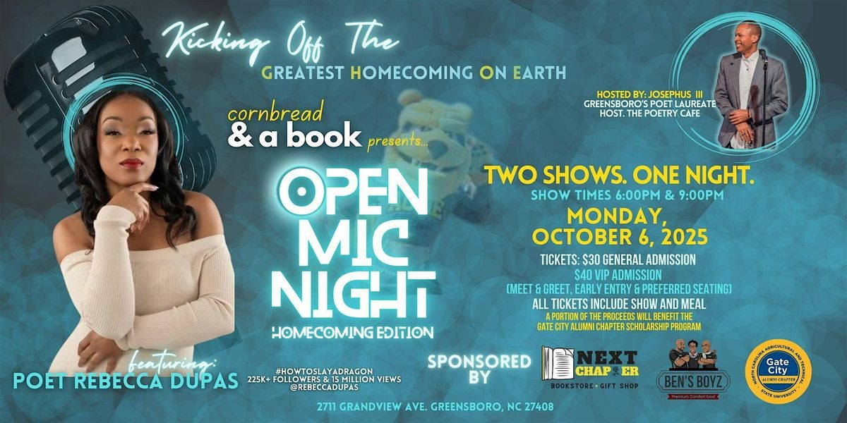 Open Mic Night - Homecoming Edition