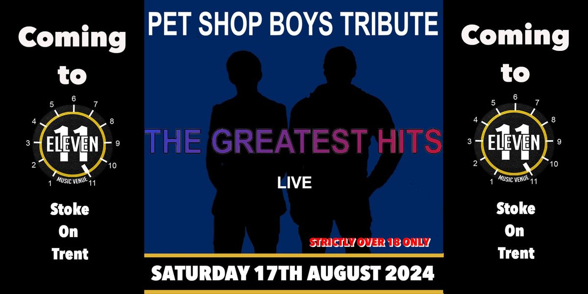 Pet Shop Boys Tribute Live Eleven Stoke