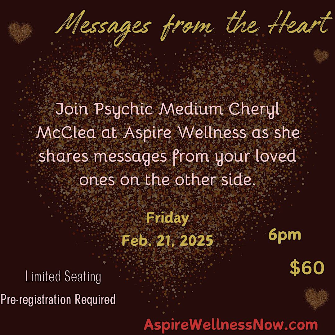 Messages from the Heart: Mediumship Group Event