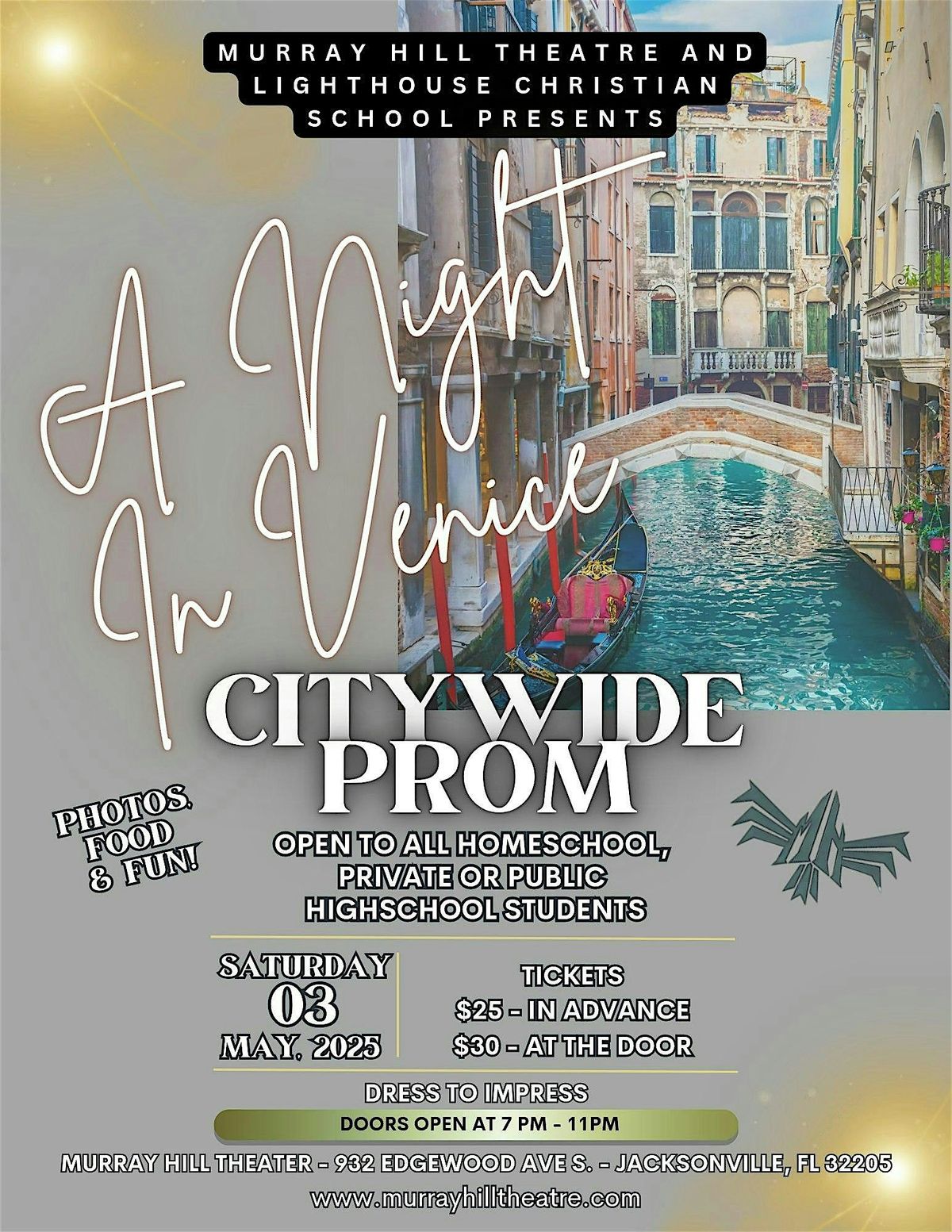 City Wide High School Prom  "A Night In Venice"