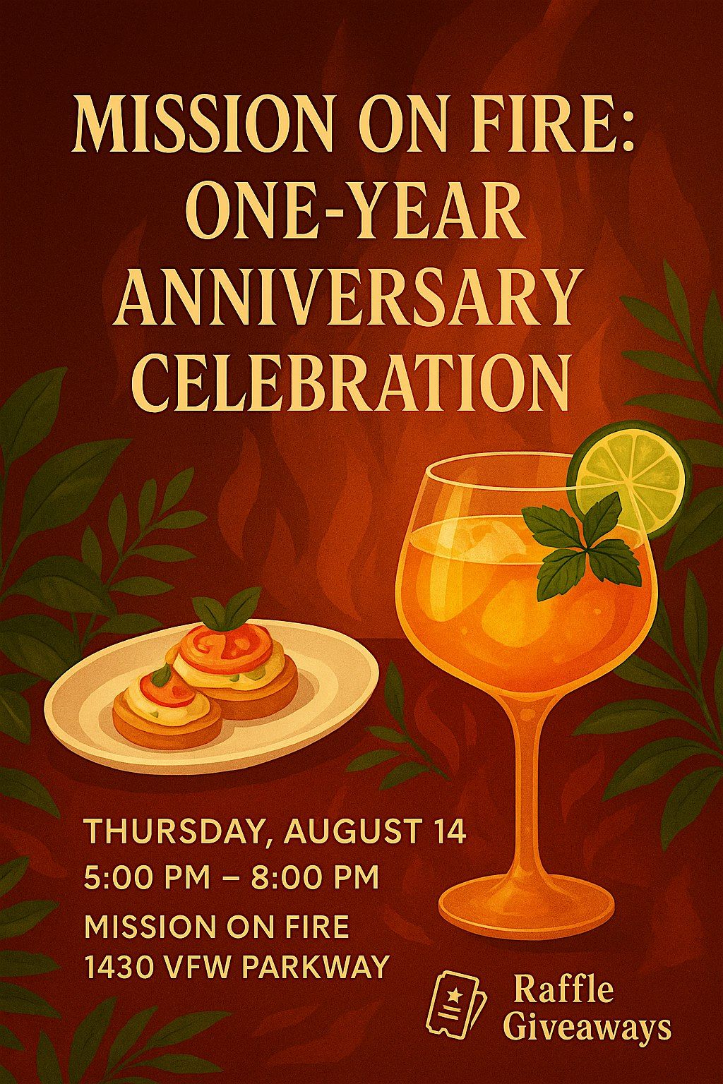 Mission on Fire: 1-Year Anniversary Celebration