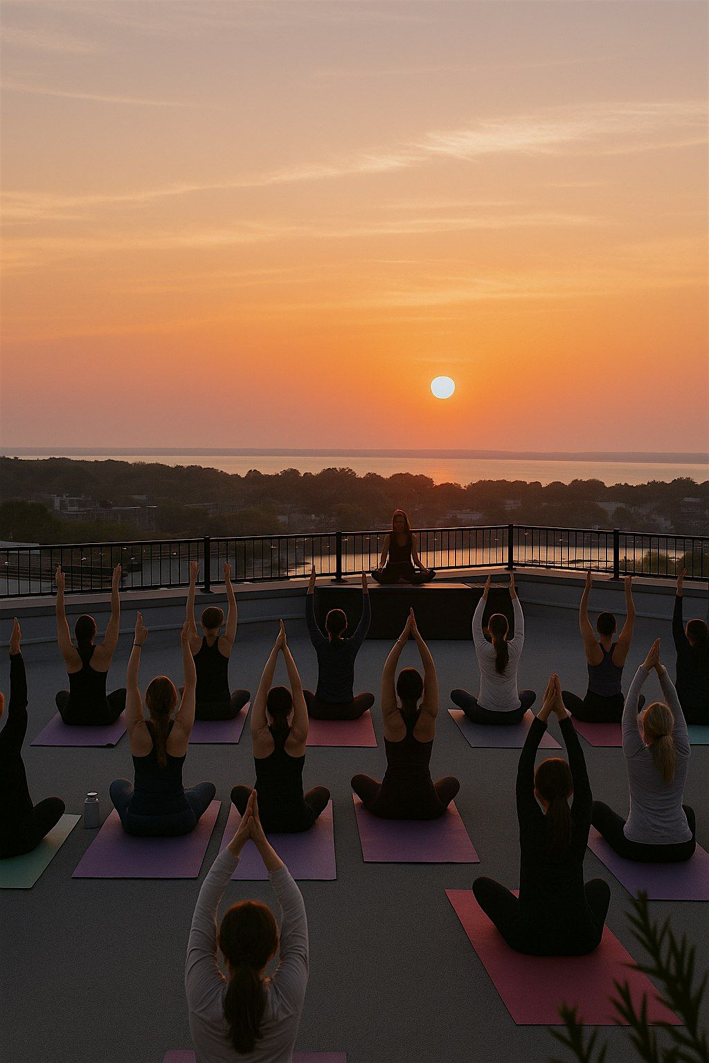 Rooftop Sunset Yoga + Wellness Gathering at The Huguenot