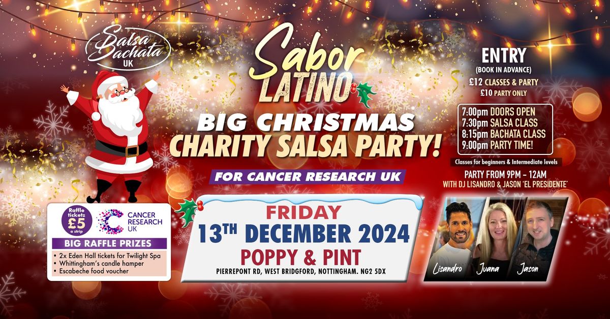 \u2605 Sabor Latino \u2605 Big Christmas Charity Salsa Party!