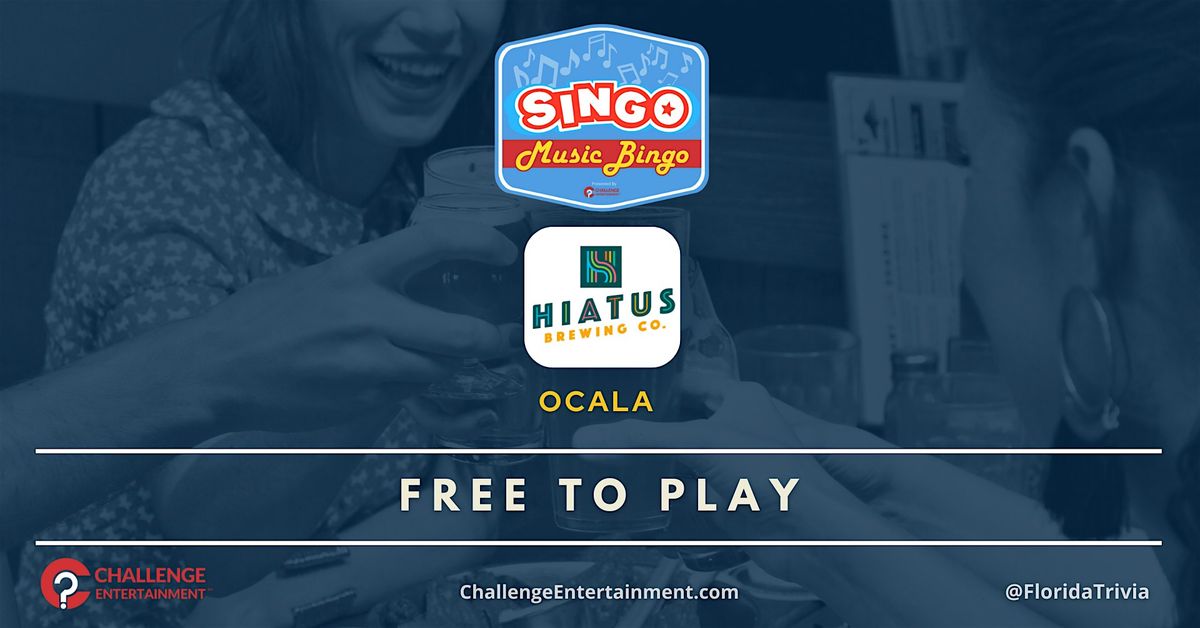 SINGO Music Bingo Nights at Hiatus Brewing Co. - Ocala