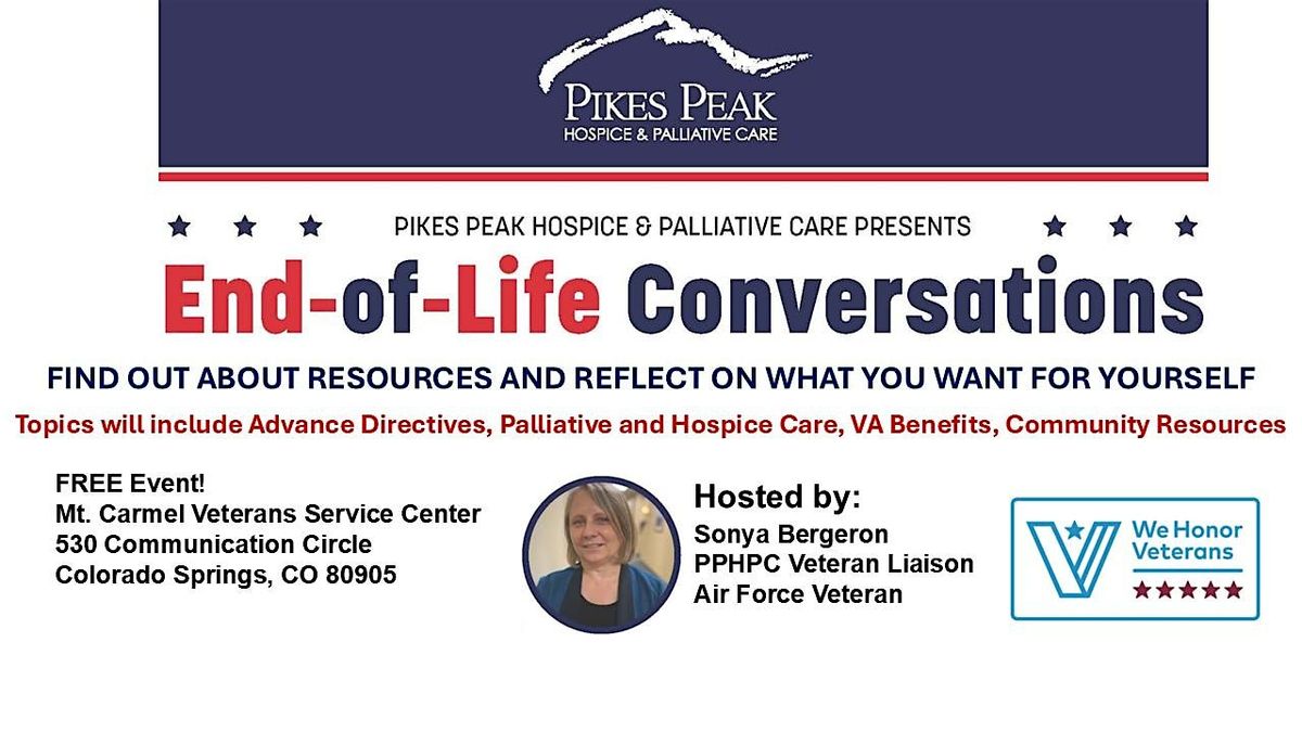 Pikes Peak Hospice hosts "End of Life Conversations" at Mt Carmel