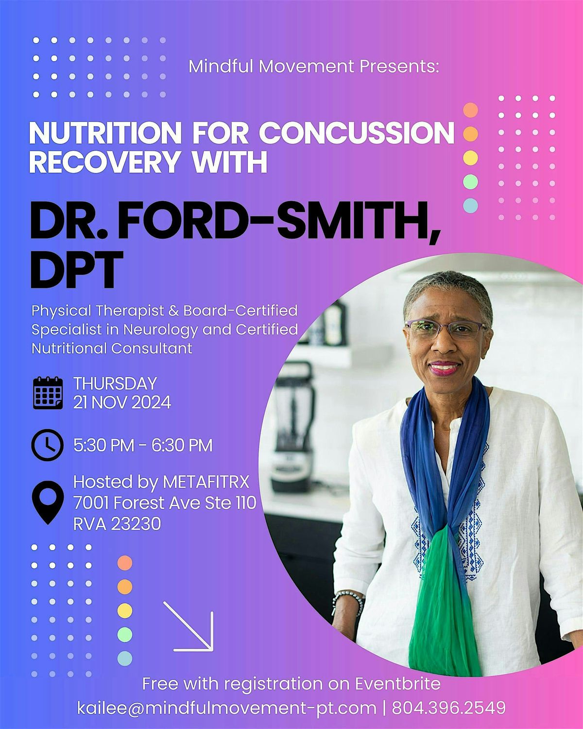 Nutrition for Concussion Recovery with Dr. Ford-Smith, DPT