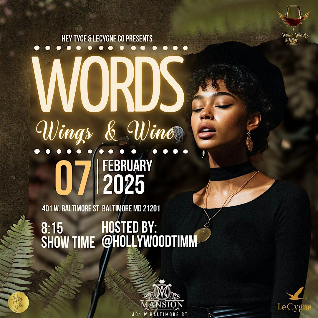 First FriDAZE Words Wings & Wine