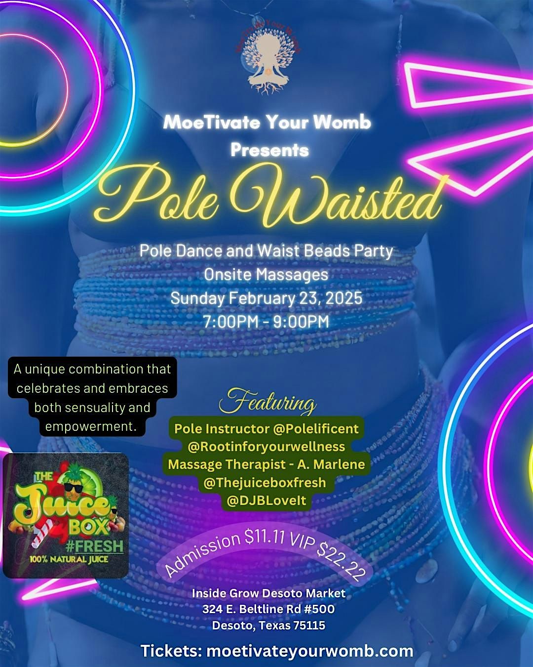 Waist Bead and Pole  Party