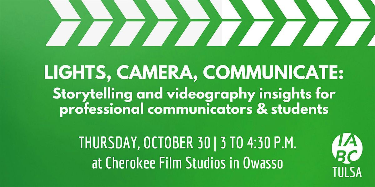 Lights, Camera, Communicate: Storytelling & Videography for Communicators