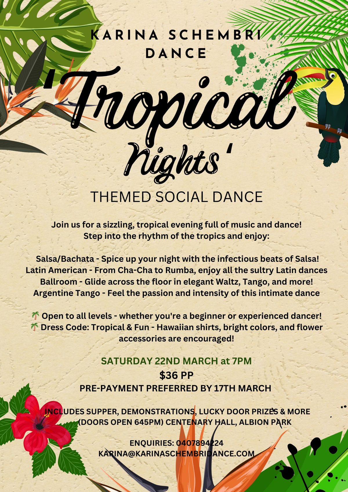 KSD Tropical Nights Social Dance 