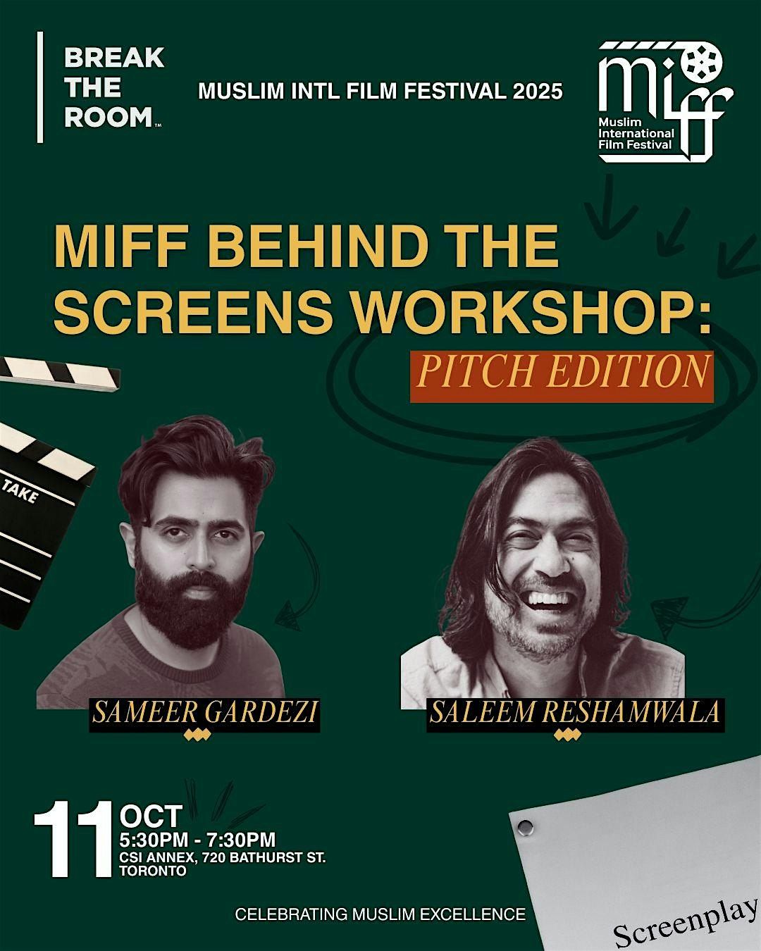 MIFF Behind the Screens Workshop: Pitch Edition