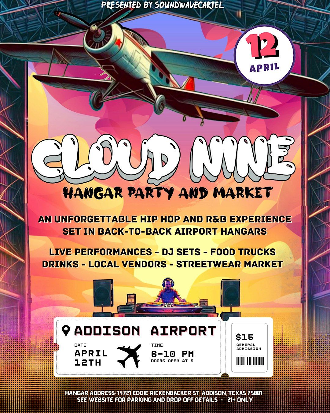 Cloud Nine Hangar Party and Market