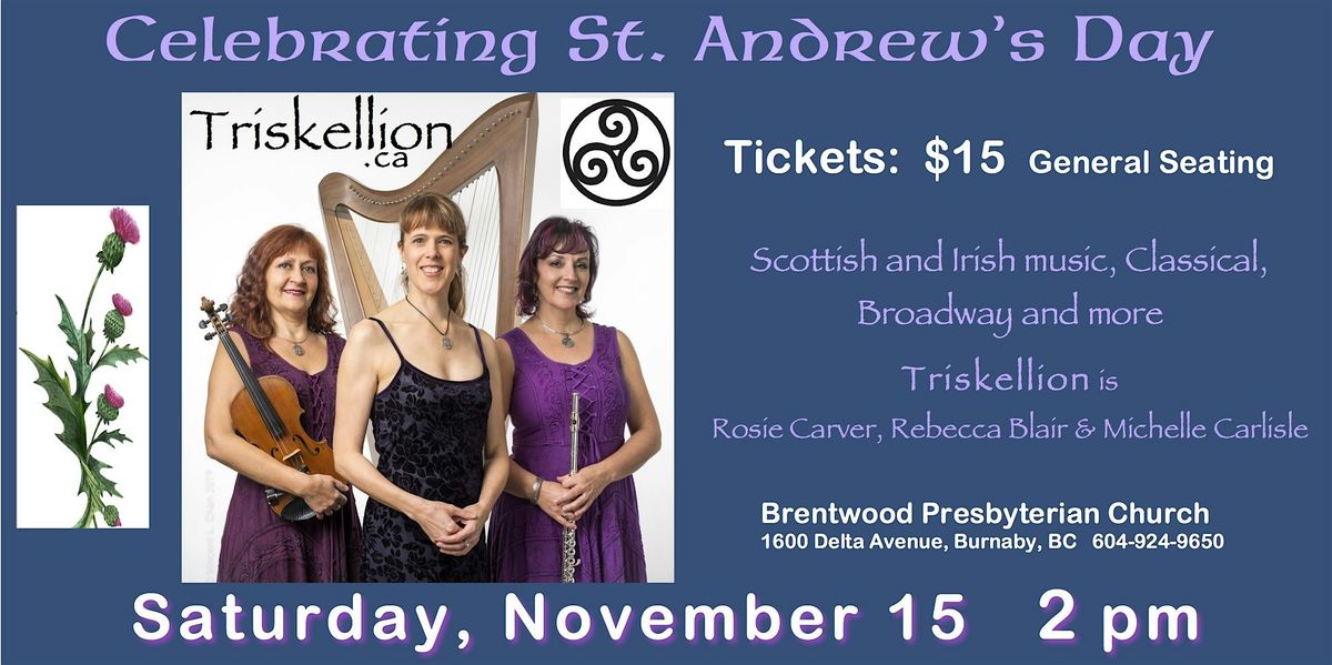 St. Andrew's Afternoon Concert  with Triskellion
